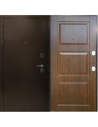Дверь Металлическая "Стелла ПДК орех" входные двери в дом