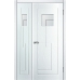 Доступные двери модель  Авангард ПО ПВХ (ясень белый) — межкомнатные двери от производителя