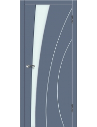 Доступные двери модель Вираж ПВХ (графит)