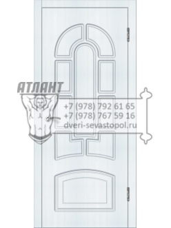 Доступные двери модель Аврора ПГ  ПВХ (сосна прованс)