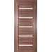 Доступные двери модель Домино 7 ПВХ (холст шоколадный)