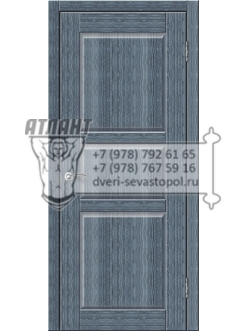 Доступные двери модель Илона-2 ПГ ПВХ (кедр сильвер)