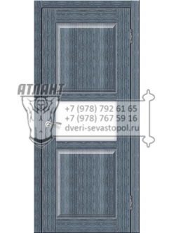 Доступные двери модель Илона-2 ПО ПВХ (кедр сильвер)