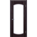 Доступные двери модель Париж 2 ПО ПВХ (мелинга черная)