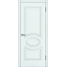 Доступные двери модель Патрисия-3 ПГ  ПВХ (шагрень белая)