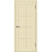 Доступные двери модель Токио 5 ПГ ПВХ (кедр бежевый) белый триплекс