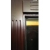 Дверь Металлическая "Панель-панель" цвет махагон с наличником