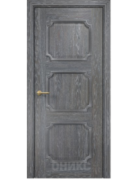 Межкомнатная дверь Lite Валенсия фреза шпон  Дуб седой пг
