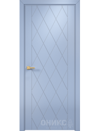 Межкомнатная дверь Lite Концепт 5 эмаль голубая