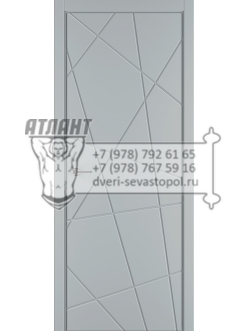 Межкомнатная дверь Беларусь Логика LX-404 эмаль серая RAL 7035