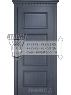 Межкомнатная дверь Classic Прованс ПГ шпон Дуб графит