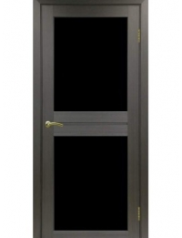 Межкомнатная дверь Турин 520.212 стекло лакоб черный цвет венге