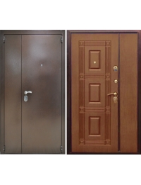 Дверь Металлическая "ЛЕДА 1200*2050 ПДК орех" входные двери в дом