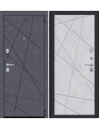 Двери Входные  Металлические  "ПДК ПОРТА R3 15-15 Graphite Art-Snow Art"